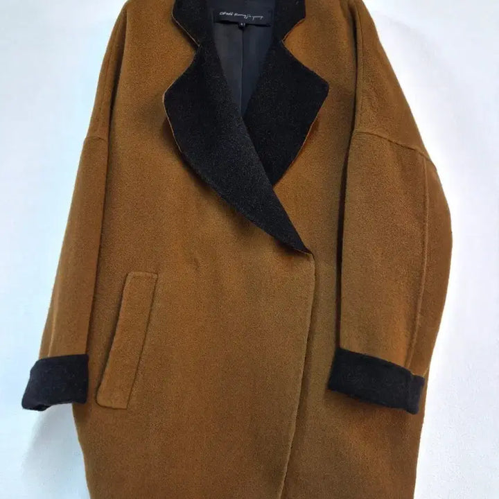 [BUNJANG] Objet Camel Handmade Coat / 오브제  카멜 핸드메이드 코트