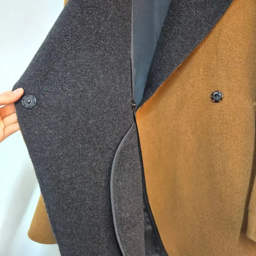 [BUNJANG] Objet Camel Handmade Coat / 오브제  카멜 핸드메이드 코트