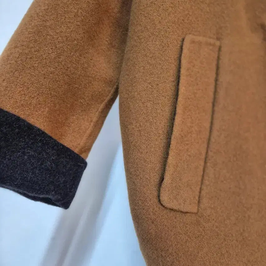 [BUNJANG] Objet Camel Handmade Coat / 오브제  카멜 핸드메이드 코트