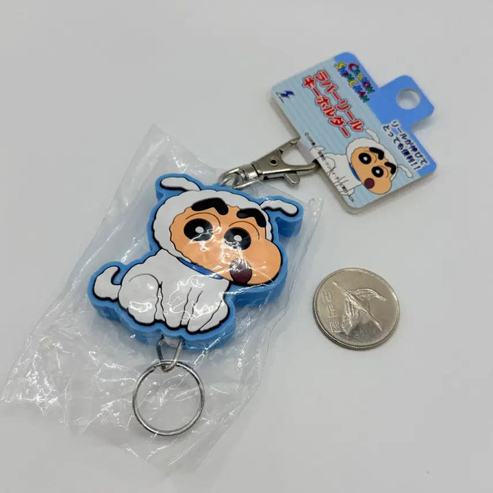 [BUNJANG] Crayon Shin-chan Rubber Reel Key Holder / 짱구는 못말려 러버 릴 키홀더 크레용 신짱 러버 릴 키홀더
