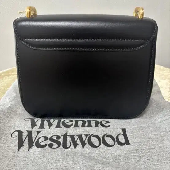 [BUNJANG] Vivienne Westwood Linda Crossbody Bag Black / (새상품,풀세트)비비안웨스트우드 린다 크로스백 블랙 금장
