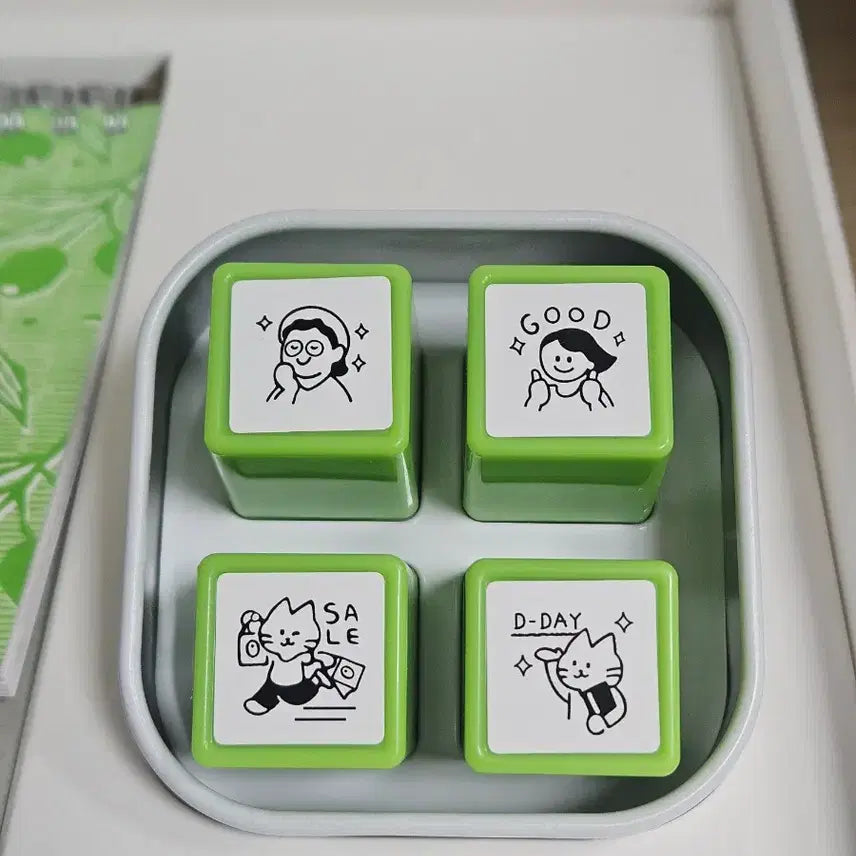 [BUNJANG] Point of View Olive Young Calendar & Stamp Set / 올리브영 X 포인트오브뷰 달력, 스탬프 세트