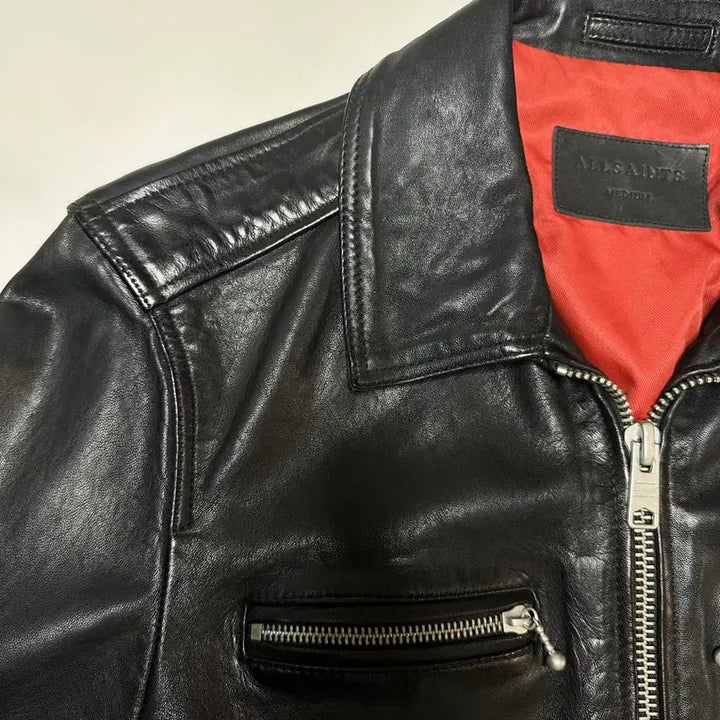 [BUNJANG] All Saints Sheep Leather Jacket (Medium) / 올세인츠 All Saints 양가죽 자켓 사이즈 미듐