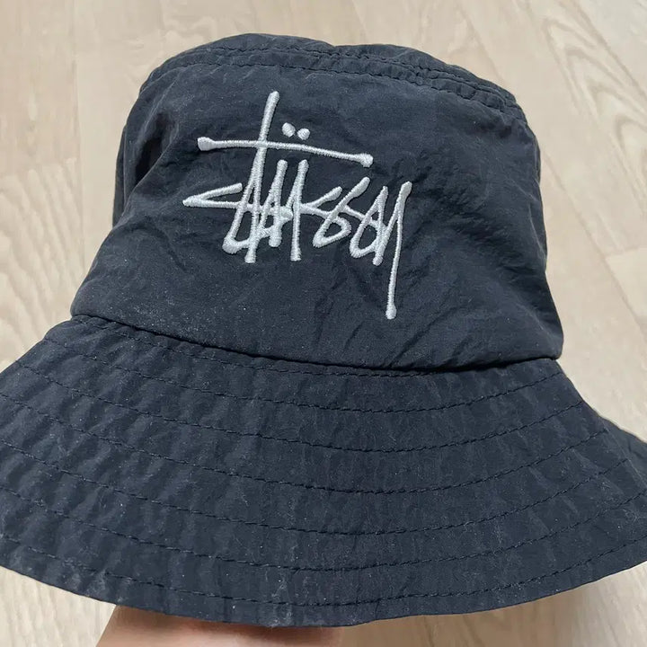 [BUNJANG] Stussy Pitched Nylon Basic Bucket Hat Black / L-XL 스투시 피치드 나일론 베이직 버킷햇 블랙