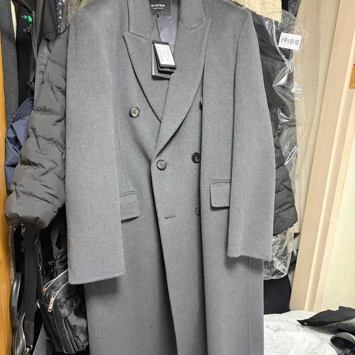 [BUNJANG] System Homme Cashmere Blend Double Coat / (새상품) 정가105만 24FW 시스템옴므 캐시미어 블렌드 더블코트