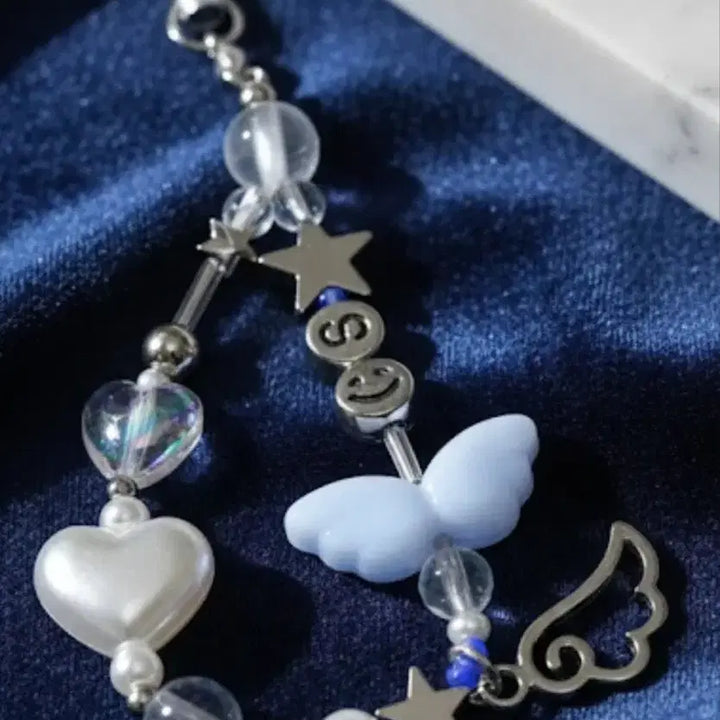 [BUNJANG] Super Junior Bead Keyring / 슈퍼주니어 응원 스트랩 비즈 키링 미개봉새제품