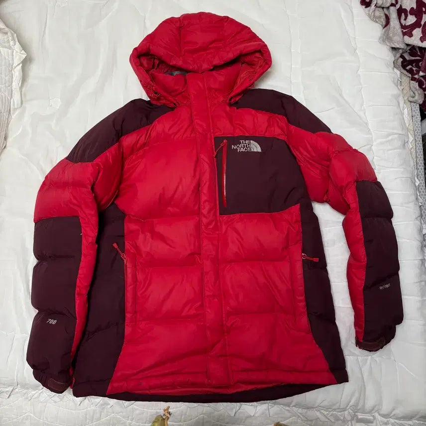 [BUNJANG] North Face 700 Down Padded Jacket (Size 100-105) Red / 노스페이스 700 다운 패딩 (100-105) 레드