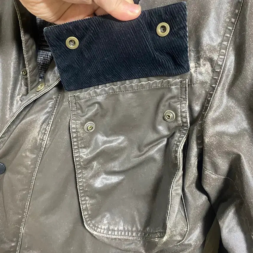 [BUNJANG] Series Carbon Coating Hunting Jacket (Size 95) / [SERIES] 시리즈 카본 코팅 헌팅 자켓 95사이즈