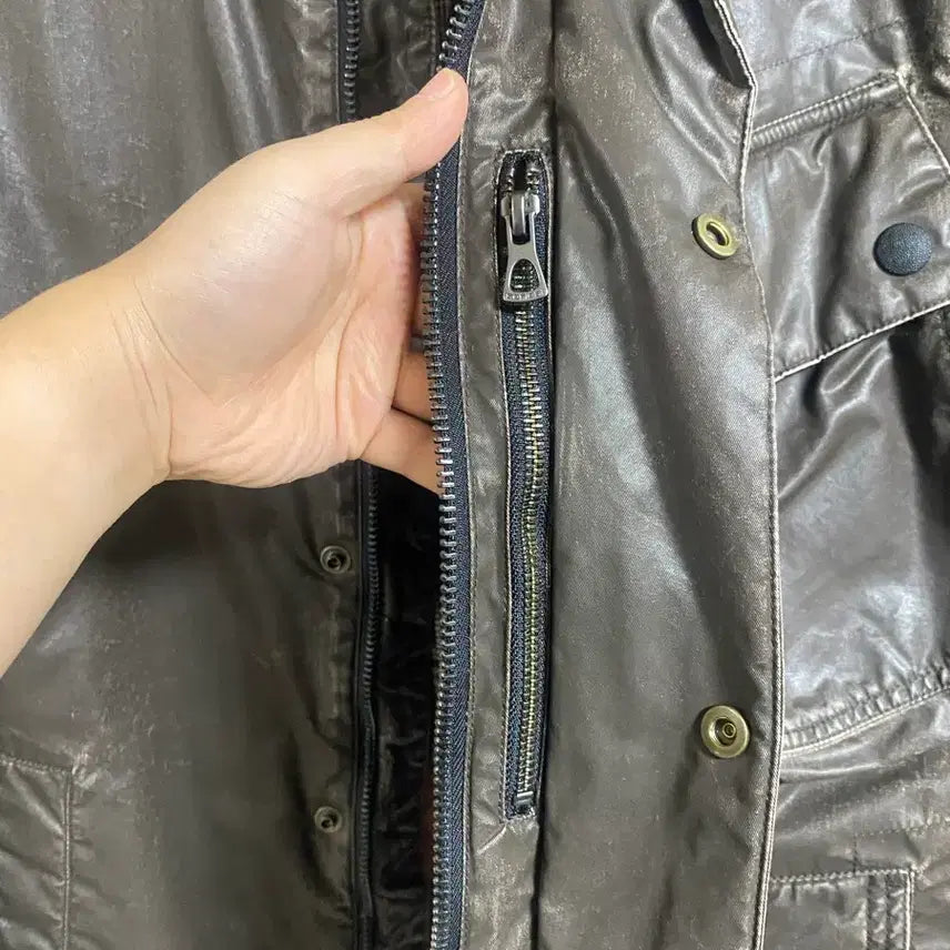 [BUNJANG] Series Carbon Coating Hunting Jacket (Size 95) / [SERIES] 시리즈 카본 코팅 헌팅 자켓 95사이즈