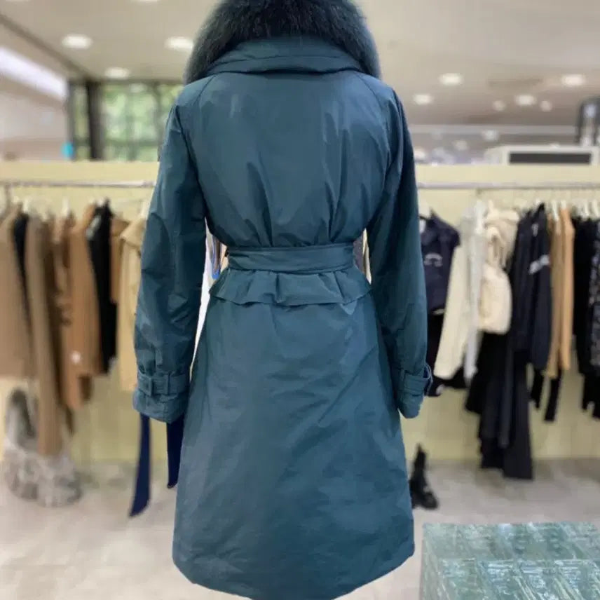 [BUNJANG] Egoist Fox Fur Long Parka Jacket / 에고이스트 폭스 야상롱자켓 패딩