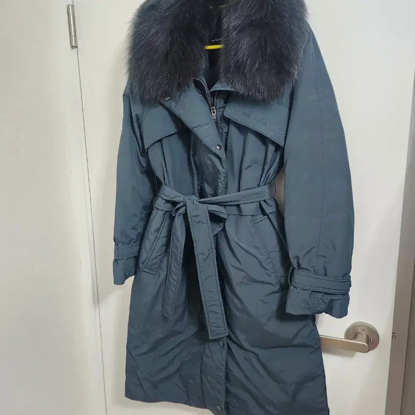 [BUNJANG] Egoist Fox Fur Long Parka Jacket / 에고이스트 폭스 야상롱자켓 패딩