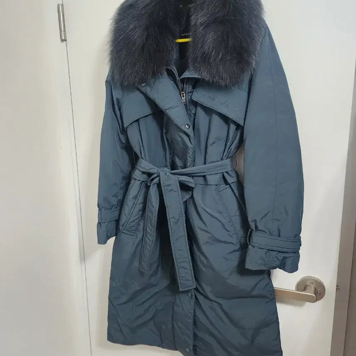 [BUNJANG] Egoist Fox Fur Long Parka Jacket / 에고이스트 폭스 야상롱자켓 패딩