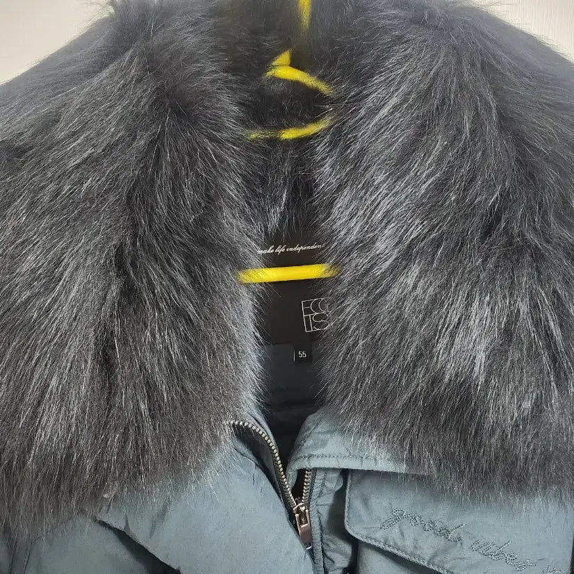 [BUNJANG] Egoist Fox Fur Long Parka Jacket / 에고이스트 폭스 야상롱자켓 패딩