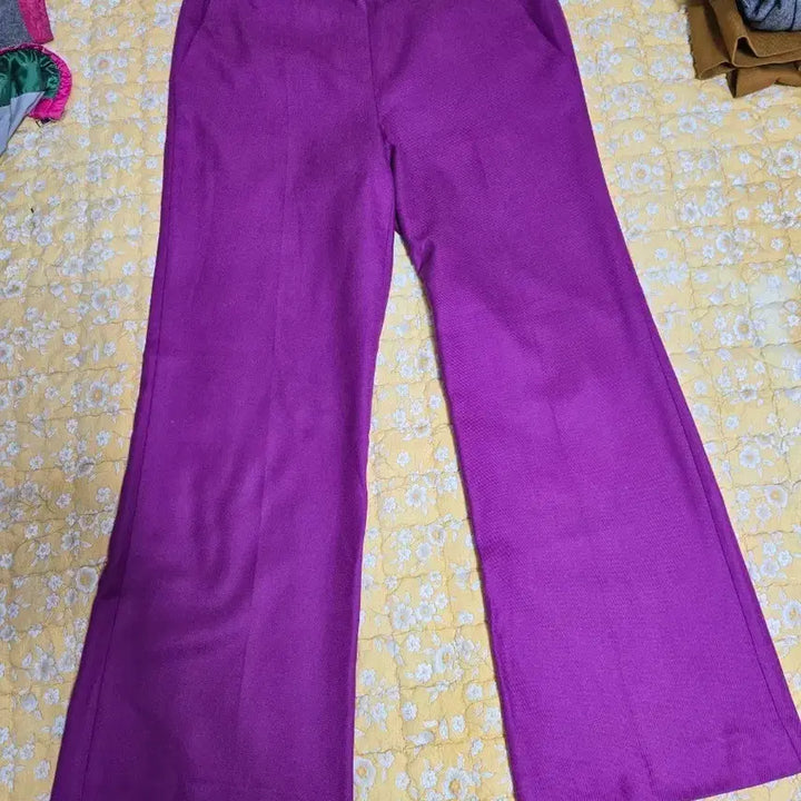 [BUNJANG] Zigot Wool 100% Magenta Pink Wide Slacks / 지고트모100바지