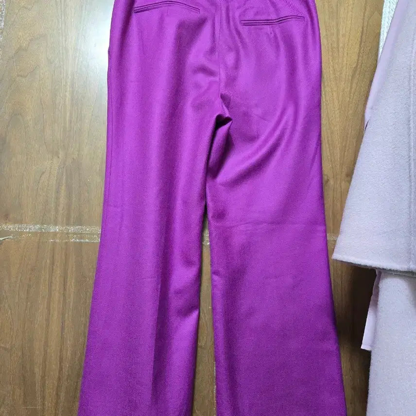 [BUNJANG] Zigot Wool 100% Magenta Pink Wide Slacks / 지고트모100바지