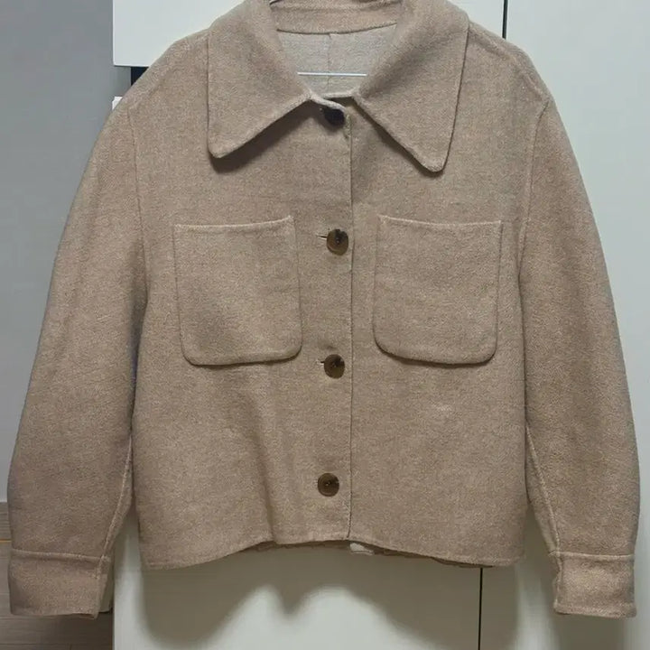 [BUNJANG] Unisex Beige Short Jacket / 베이지 숏 자켓