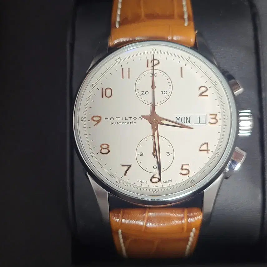 [BUNJANG] Hamilton Jazzmaster Chronograph Watch 41mm / 해밀턴 해밀뚜기 오토매틱 재즈마스터 크로노그래프 41mm