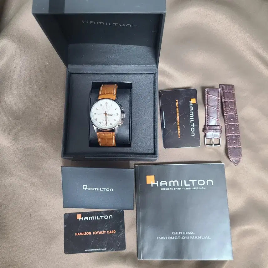 [BUNJANG] Hamilton Jazzmaster Chronograph Watch 41mm / 해밀턴 해밀뚜기 오토매틱 재즈마스터 크로노그래프 41mm