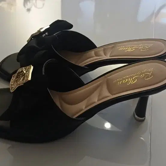 [BUNJANG] Ribbon Mule Slippers / 리본 뮬 슬리퍼