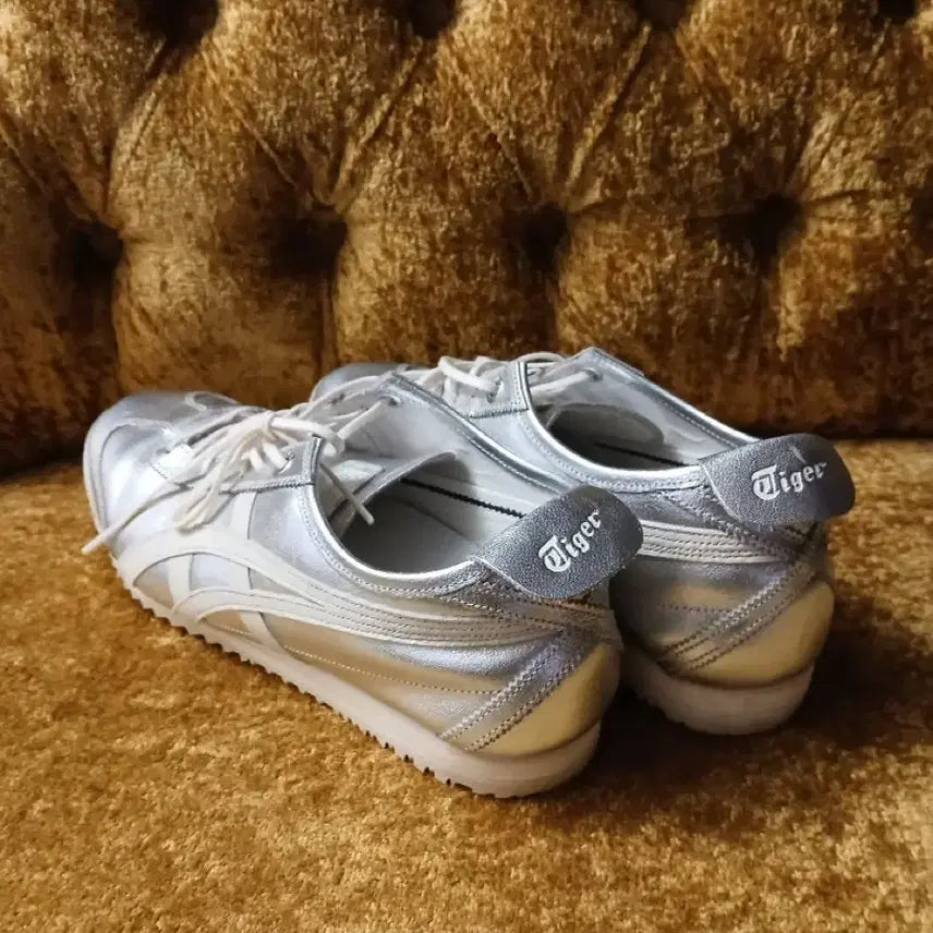 [BUNJANG] Onitsuka Tiger Mexico 66 Silver Sneakers / 오니츠카타이거 멕시코66 실버 스니커즈