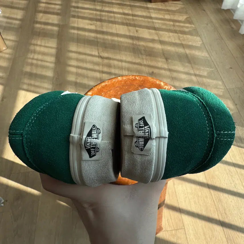 [BUNJANG] Vans Old Skool Suede Green Sneakers / (275) 반스 올드스쿨 스웨이드 그린