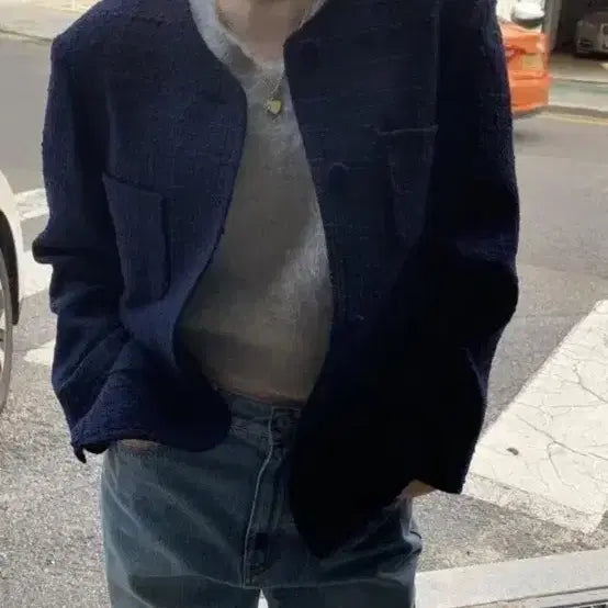 [BUNJANG] Ribbonbit Verdi Campore Tweed Jacket / 리본빛 베르디 캄포레 트위드 자켓 새상품