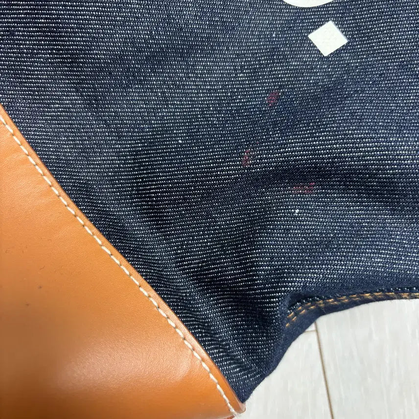 [BUNJANG] A.P.C. Axel Small Tote Bag Denim Caramel / 아페쎄 악셀 스몰 토트백 데님 카라멜
