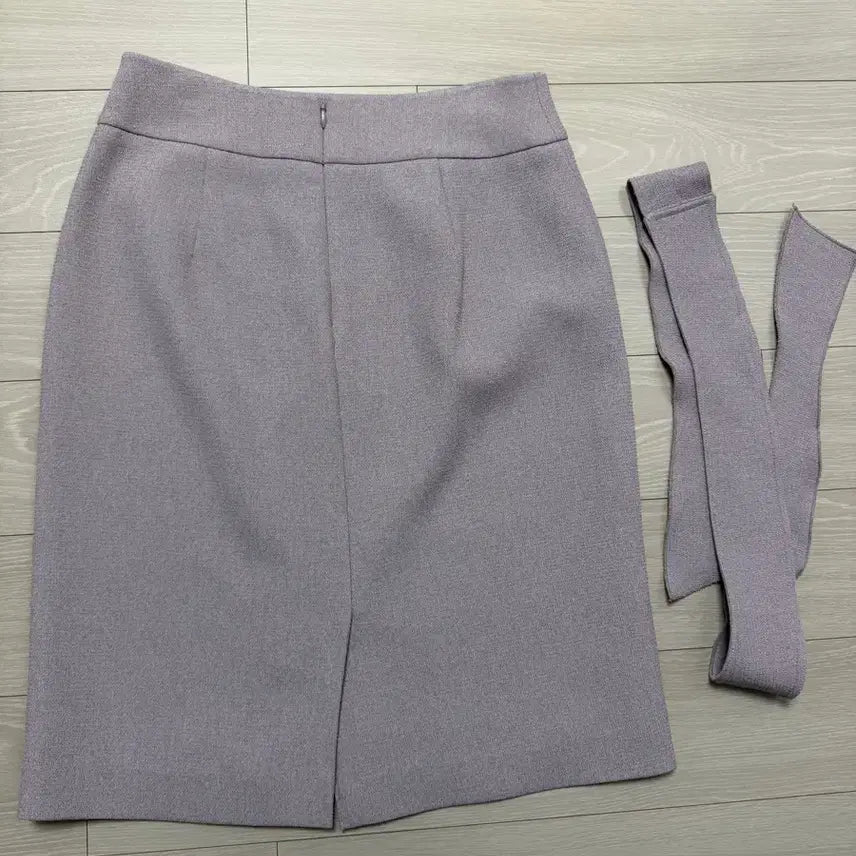 [BUNJANG] Deco Melange Violet Skirt / 데코 스커트