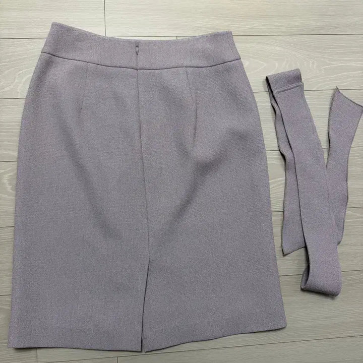 [BUNJANG] Deco Melange Violet Skirt / 데코 스커트