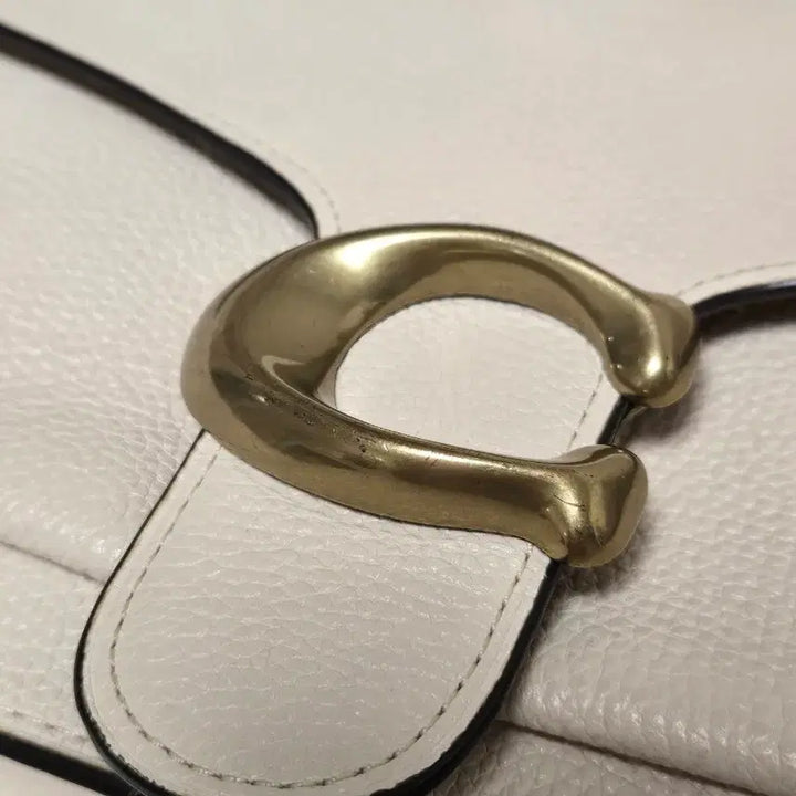 [BUNJANG] Coach Tabby Shoulder Bag Ivory / 코치 태비숄더백 아이보리