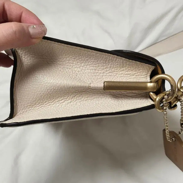 [BUNJANG] Coach Tabby Shoulder Bag Ivory / 코치 태비숄더백 아이보리