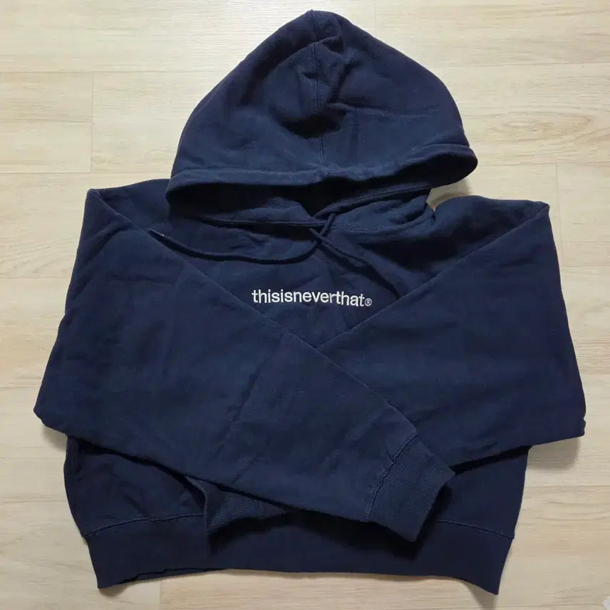 [BUNJANG] thisisneverthat Cropped Hoodie / 디스이즈네버댓 크롭 후드