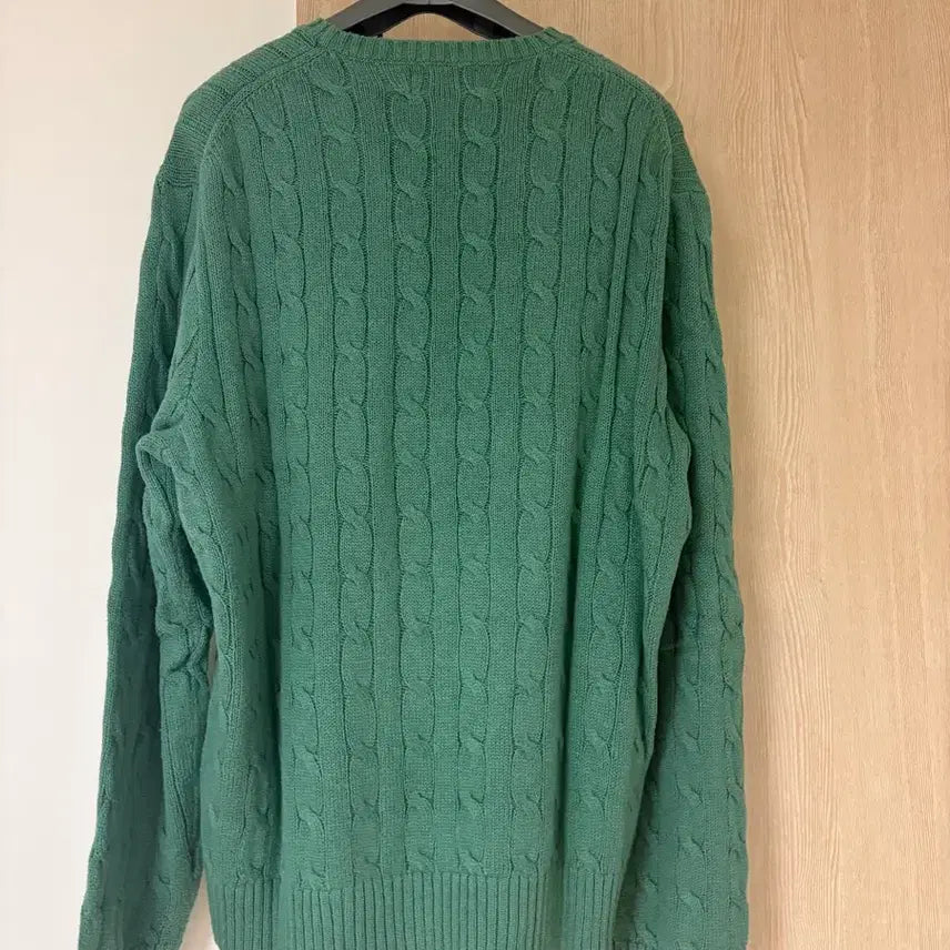 [BUNJANG] Polo Ralph Lauren Cable Knit Sweater / 폴로 랄프로렌 케이블니트 그린 팔아요.