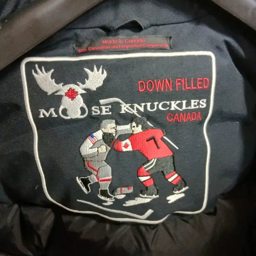 [BUNJANG] Moose Knuckles Debbie Bomber Navy Jacket / 무스너클 데비 봄버 네이비  L/G 사이즈