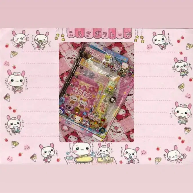 [BUNJANG] Retro Diary Set / 고전 다이어리 /고전 지류 / 핑크 헤이세이 레트로 다이어리 셋업