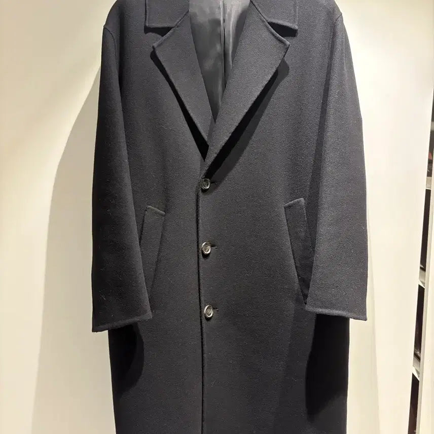 [BUNJANG] Solid Homme Handmade Coat 46 Black / 솔리드옴므 핸드메이드 코트 46 블랙