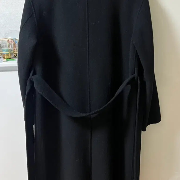 [BUNJANG] Handmade Black Long Coat / 핸드메이드 블랙 롱코트