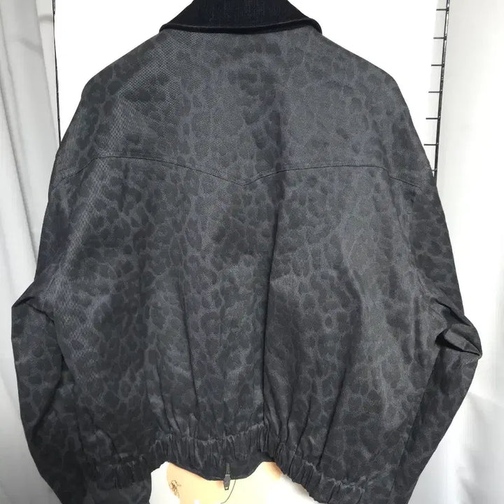 [BUNJANG] Yunse Black Leopard Jacket / Yunse 윤세 블랙 레오파드 쟈켓 2 (정품 새상품급)