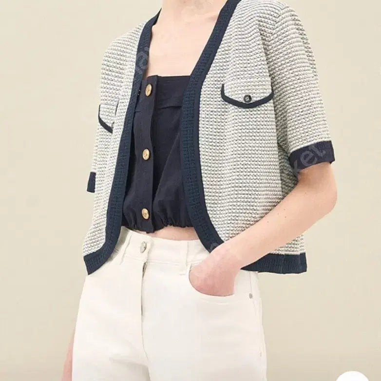 [BUNJANG] SJSJ Bolero Cardigan / SJSJ 봄여름 볼레로가디건 F