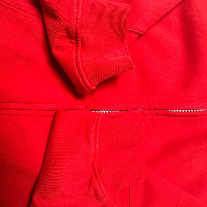[BUNJANG] Supreme x Nike 25ss Zip-Up Hoodie Sweatshirt Red (L) / 슈프림 x 나이키 25ss 집업 후드 스웨트셔츠 레드 L사이즈 중고 판매