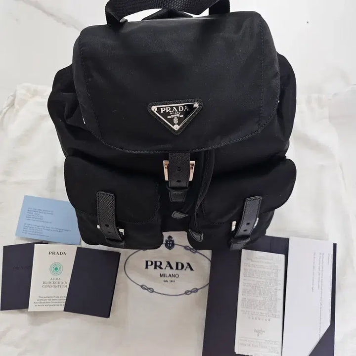 [BUNJANG] Prada Re-Nylon Backpack Small Size / 3월까지만 판매:)(새상품)프라다 리 나일론 백팩 스몰 사이즈 (풀구성)
