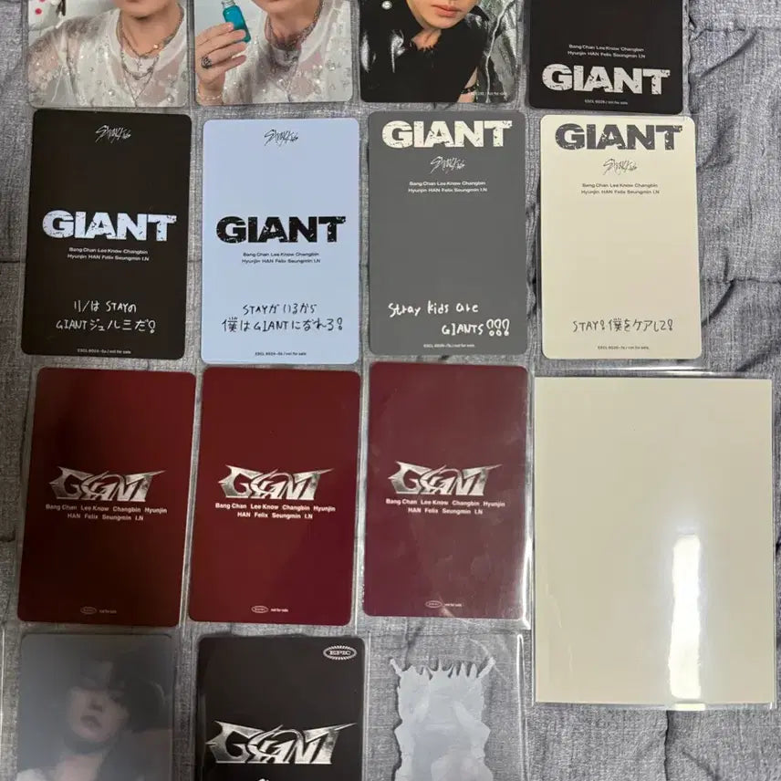 [BUNJANG] Stray Kids Lee Know Album Photocards Bundle Set / 스트레이키즈 리노 자이언트 앨포 등 일괄 판매