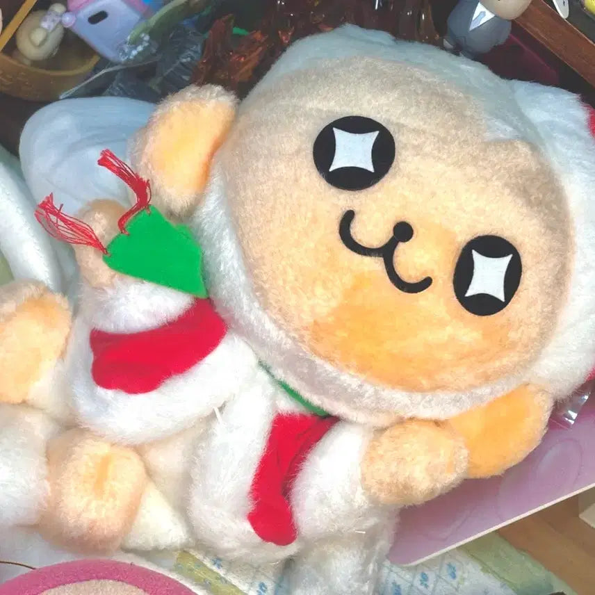 [BUNJANG] Pinky Monkey Santa Claus Doll / 핑키몽키 크리스마스 산타 인형