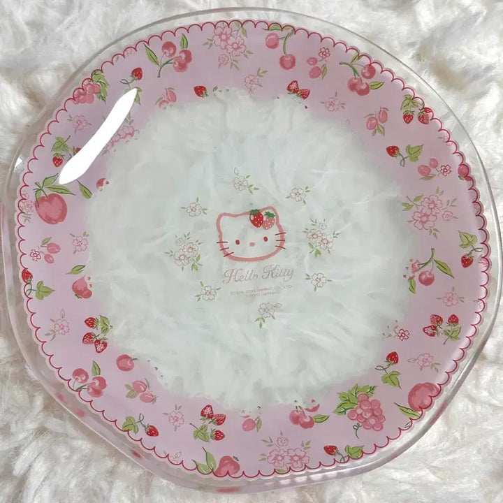 [BUNJANG] Vintage Strawberry Kitty Plate / 고전 딸기키티 접시