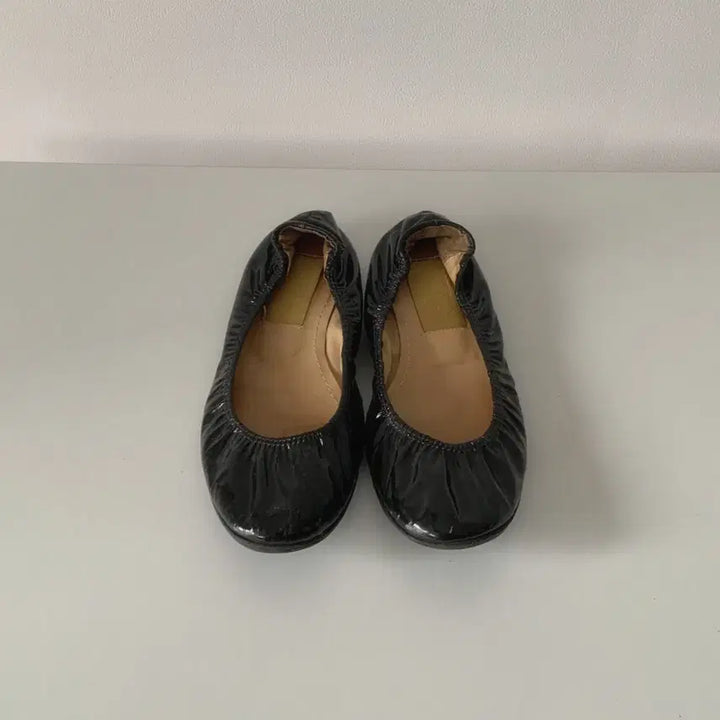 [BUNJANG] Lanvin Black Patent Flat Shoes / 220 랑방 블랙 페이턴트 플랫슈즈