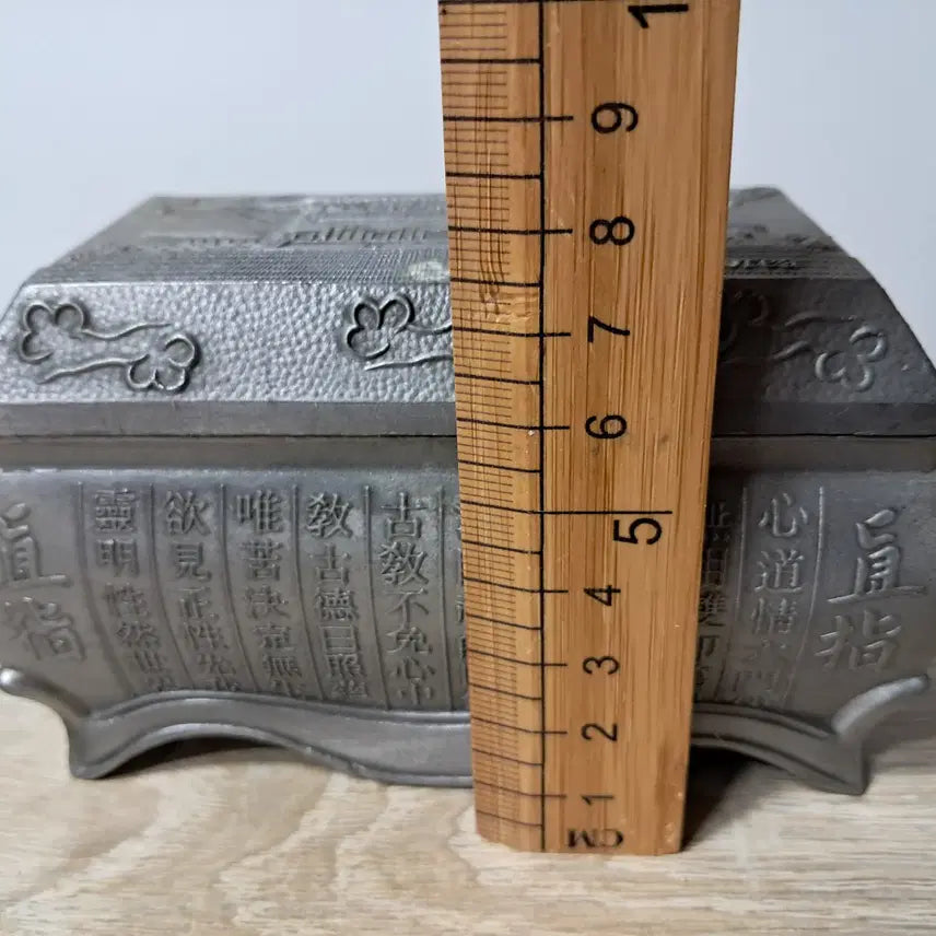 [BUNJANG] Ornamental Pewter Jewelry Box / 장식,주석,기념품보석함 (무게,820g) 판매합니다