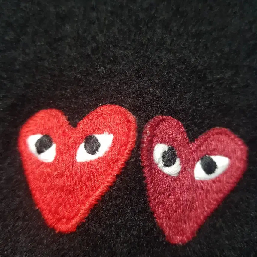 [BUNJANG] Comme des Garcons Play Black Cardigan / 꼼데가르송 플레이 블랙 가디건