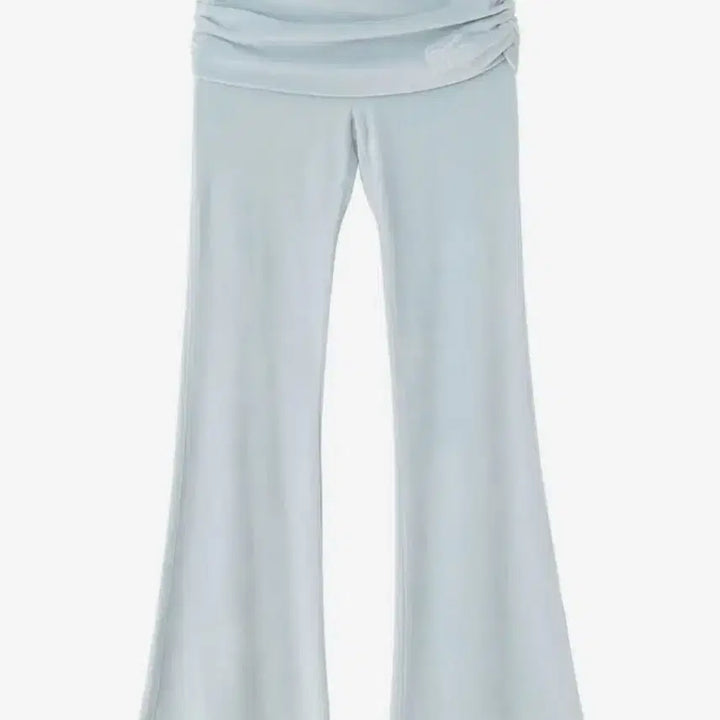 [BUNJANG] Sculptor Shirring Low-Rise Pants Baby Blue [L] New / 스컬프터 셔링 로우라이즈 벨루아 팬츠 베이비블루 [L/새상품]