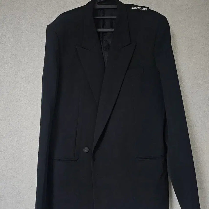 [BUNJANG] Balenciaga Square Logo Blazer / 발렌시아가 숄더 스퀘어 로고 블래이저