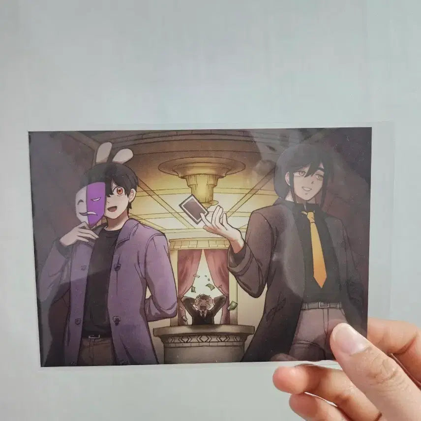 [BUNJANG] Misu-ban Pixel-ly One-Hate Group Postcard / 미개봉 미수반 픽셀리 원혐조 엽서